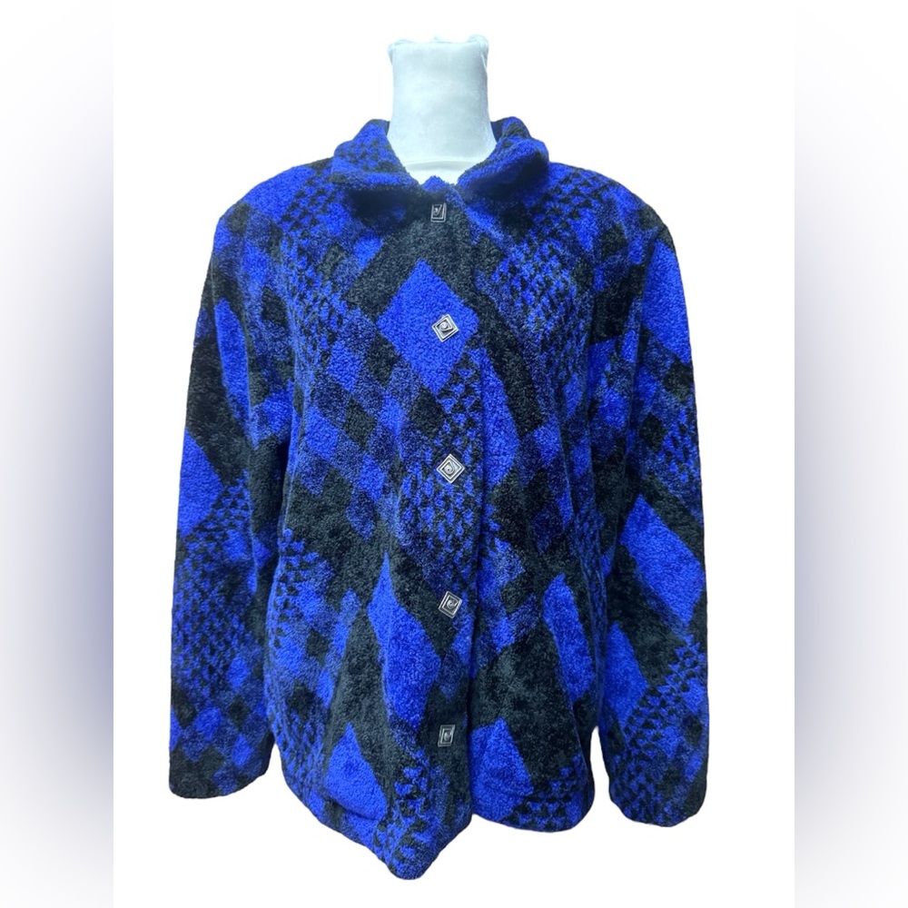 County Clothing Company Jacket VTG 90s Aztec Print Size Med Western